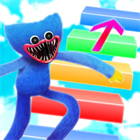 Play Huggy Wuggy climbs only up on obby tower! Game Online